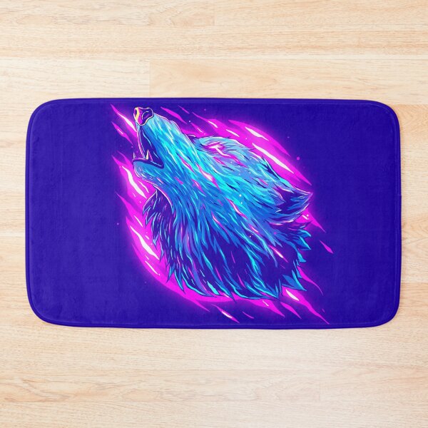 Item preview, Colorful abstracted beast wolf art poster designed and sold by oldeck.