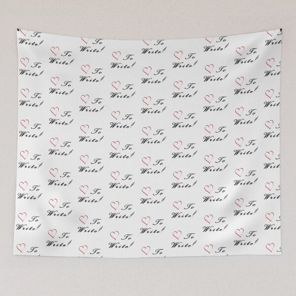 Item preview, Love to Write with black text - for Writers designed and sold by Mindful-Designs.