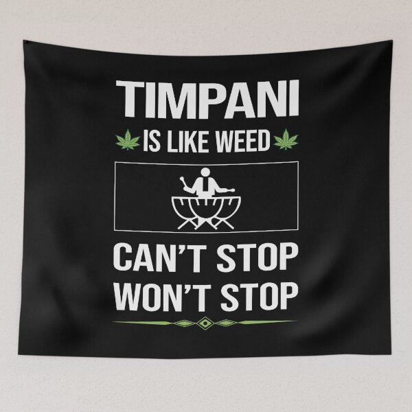 Item preview, Funny Can't Stop Timpani designed and sold by FulviaContreras.