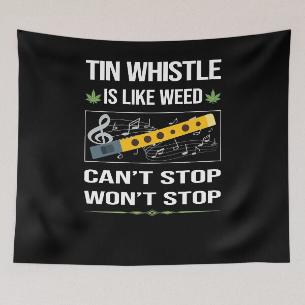 Item preview, Funny Can't Stop Tin Whistle Flageolet designed and sold by FulviaContreras.