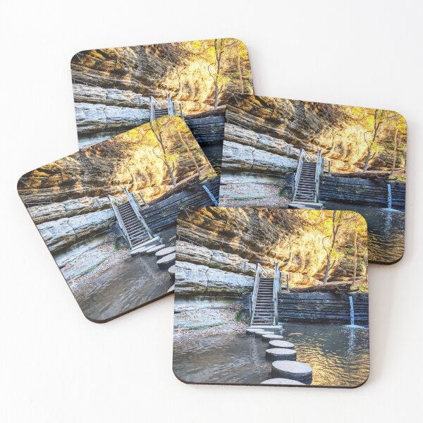 Item preview, Stepping Stones In The Dells at Matthiessen State Park designed and sold by Krysanthe.