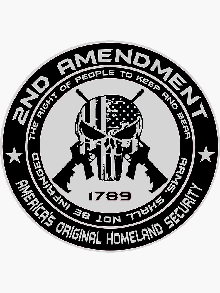 2nd Amendment America's Original Homeland Security vinyl sticker