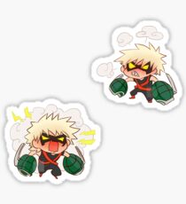Angry small nitroglycerine Sticker