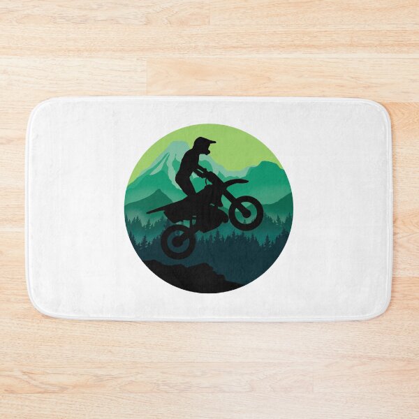 Item preview, motocross in nature, colorful landscape designed and sold by landscapeworlds.