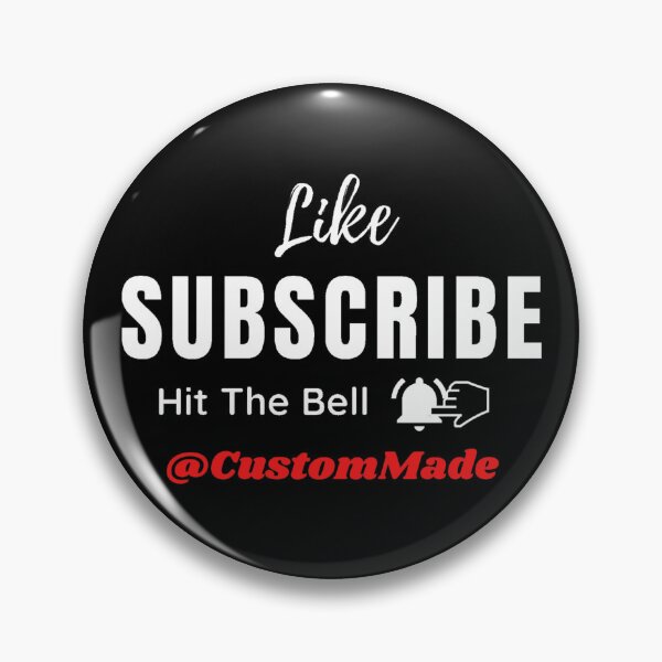Item preview, Subscribe To My Channel - Like, Subscribe, Hit The Notification Bell With Channel Name Custom Made designed and sold by Delandor.