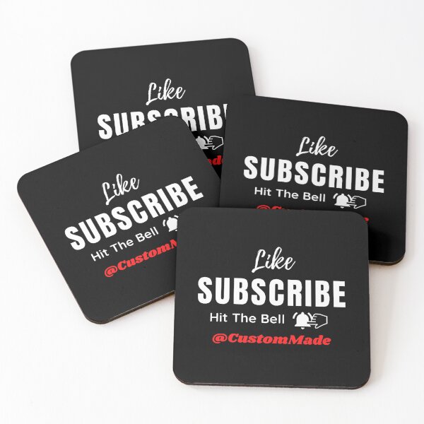 Item preview, Subscribe To My Channel - Like, Subscribe, Hit The Notification Bell With Channel Name Custom Made designed and sold by Delandor.