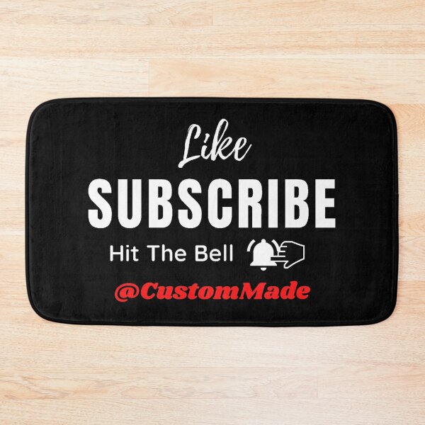 Item preview, Subscribe To My Channel - Like, Subscribe, Hit The Notification Bell With Channel Name Custom Made designed and sold by Delandor.
