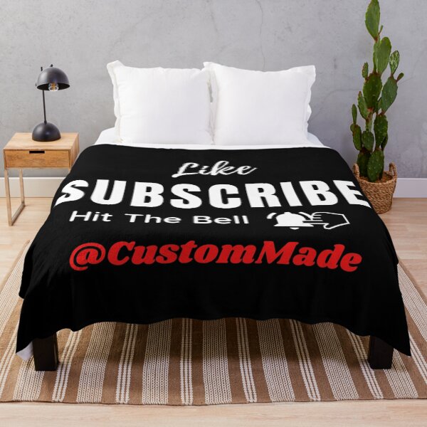 Item preview, Subscribe To My Channel - Like, Subscribe, Hit The Notification Bell With Channel Name Custom Made designed and sold by Delandor.