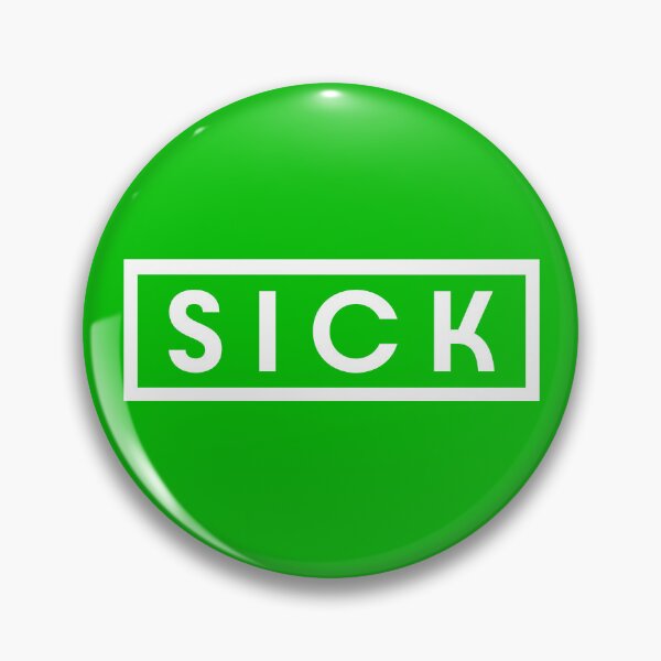 Item preview, SICK (White) designed and sold by NIFE-FUN.