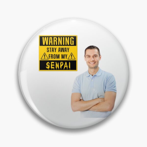 Artikelvorschau, Warnung bleib weg von meinem Senpai entworfen und verkauft von midstuff.
