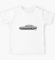 MB W126 500SE Brillantsilber Low on Pentas Kids Tee