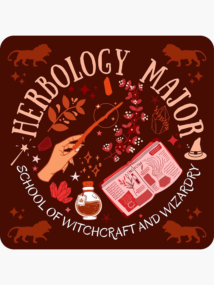 "Herbology Major for Students of Witchcraft and Wizardry Red Lion