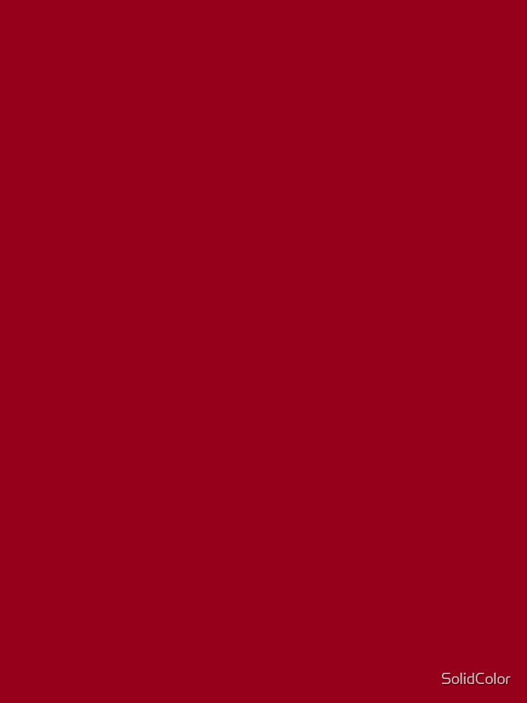 Aperçu 5 sur 5. Robe trapèze avec l'œuvre Carmine Red Plain color créée et vendue par SolidColor.