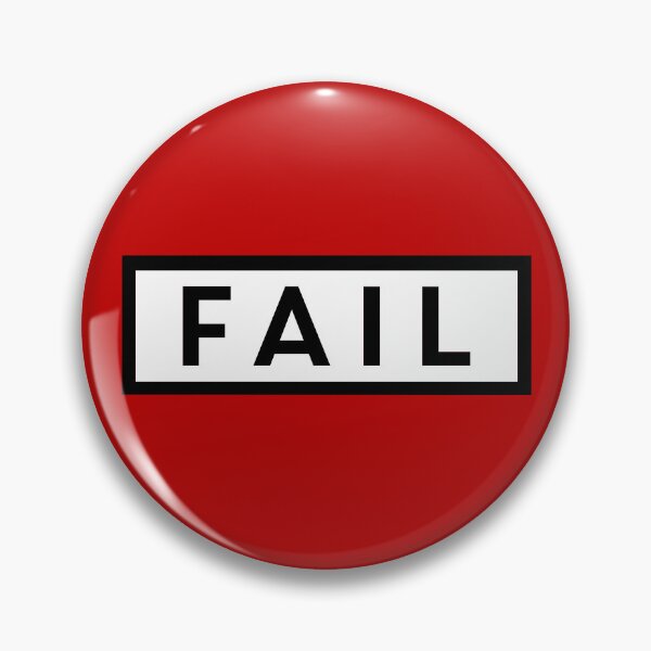 Item preview, FAIL (Black w/White Fill) designed and sold by NIFE-FUN.