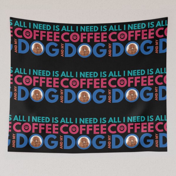 Item preview, café caniche marrón designed and sold by momofdoggos.