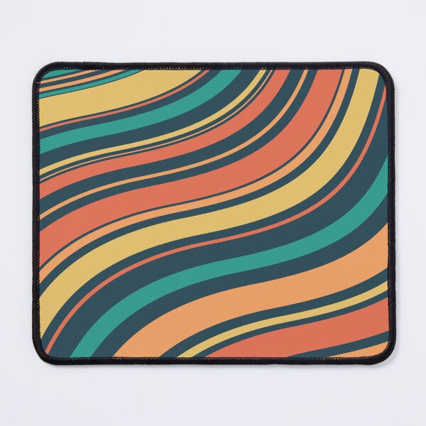 Item preview, Retro Colorful Wavy Lines, Abstract Style Pattern designed and sold by Olverh Design Studio.