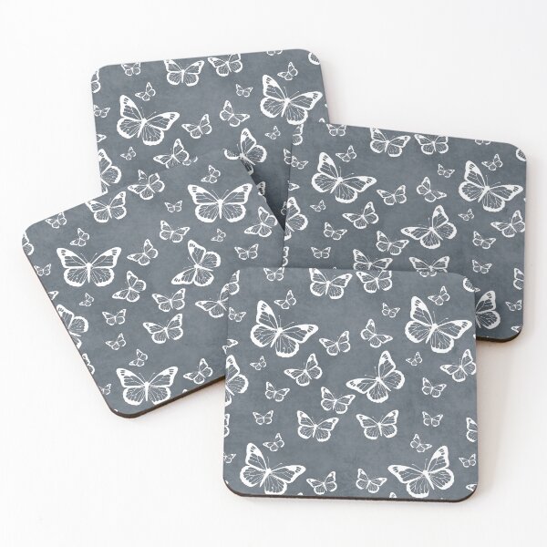 Item preview, Butterflies mystic grayish white  designed and sold by Krissys-Art.