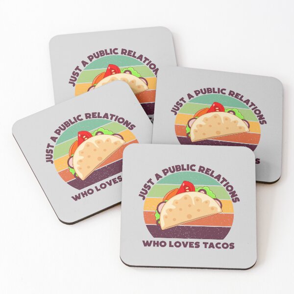 Item preview, Just a public relations who loves tacos, dark text,  funny tacos lover public relations job title, manager , specialist , officer designed and sold by SGS-.