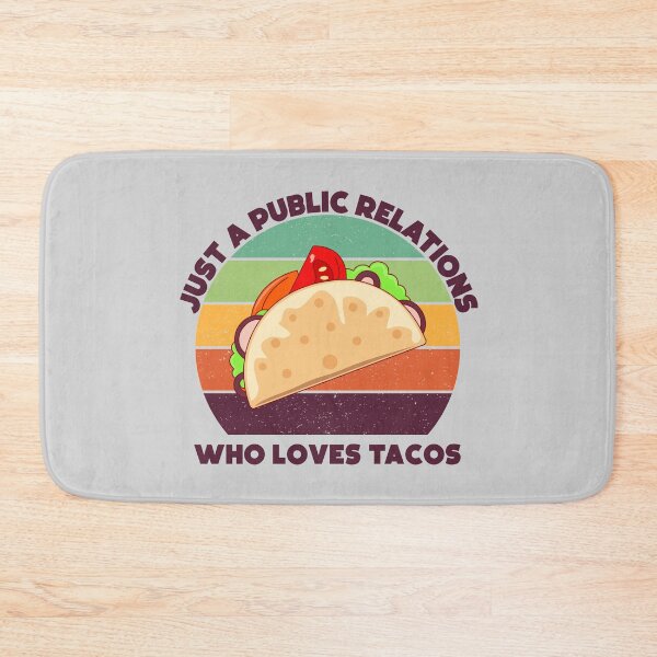 Item preview, Just a public relations who loves tacos, dark text,  funny tacos lover public relations job title, manager , specialist , officer designed and sold by SGS-.