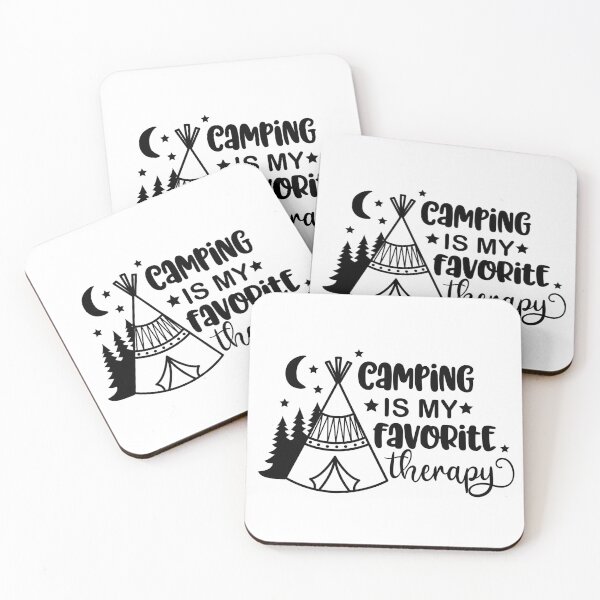 Item preview, Camping is therapy designed and sold by dkmfirecracker.