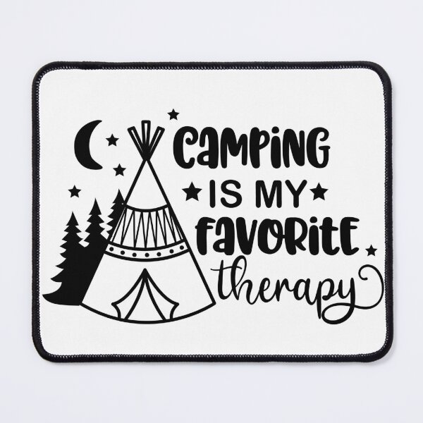 Item preview, Camping is therapy designed and sold by dkmfirecracker.