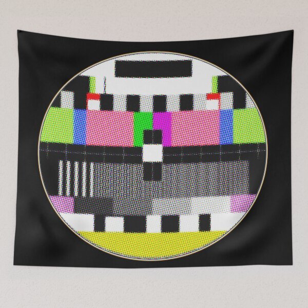 Item preview, WONDERFUL SOUVENIR OF SMILING TV SCREEN ERROR FOR THE NOSTALGIC OF THE 80S AND 90S - RETRO ATMOSPHERE GUARANTEED! designed and sold by Ralek.