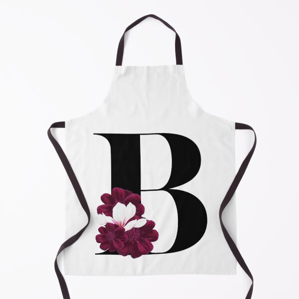 Item preview, letter B floral red designed and sold by LU NA.
