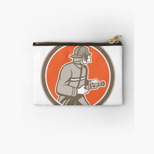 Item preview, Fireman Firefighter Fire Hose Circle Retro designed and sold by patrimonio.