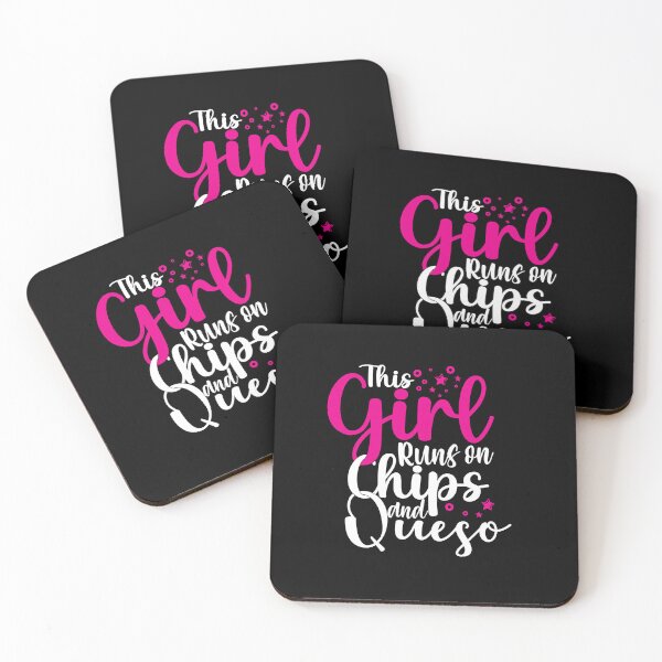 Item preview, This Girl Runs on Chips and Queso , coffee cupcakes chips, queso love food designed and sold by plussorn.