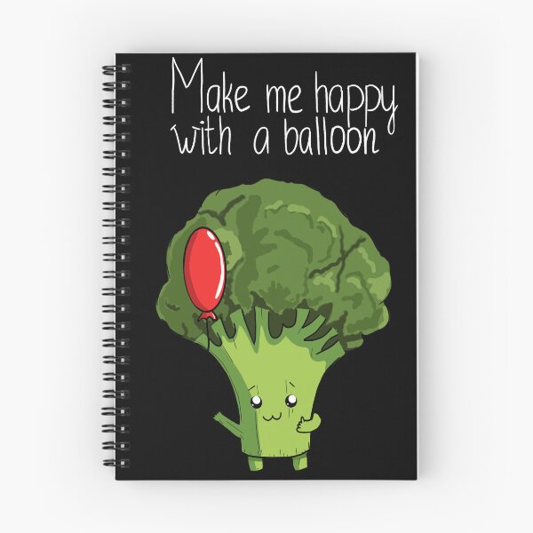Item preview, Make Me Happy With The Balloon Cute Little Broccoli designed and sold by BigFatMistake.