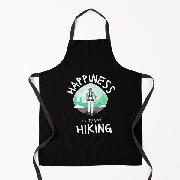 Item preview, Take a hike day and Climb The Mountains saying happiness is a day spent hiking quote, tee shirt designed and sold by bushra-tees.
