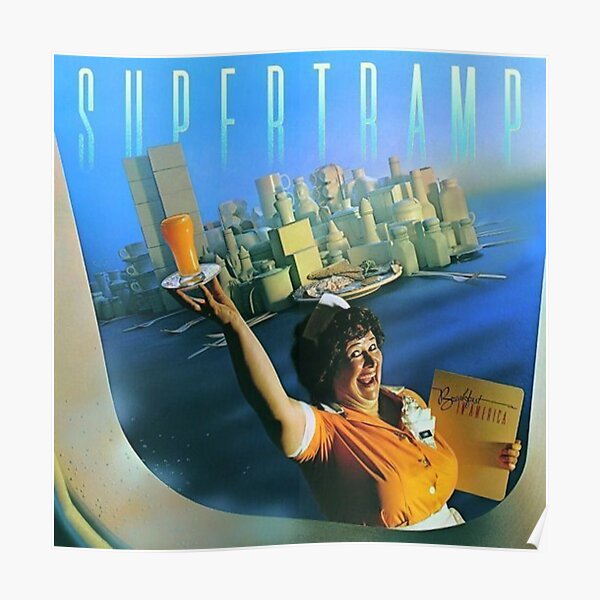 Breakfast in America par Supertramp - Couverture de l'album Poster