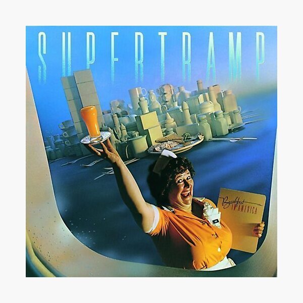 Breakfast in America by Supertramp - Album Cover Photographic Print