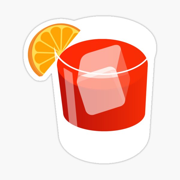 Artikel-Vorschau von Negroni-Glas, designt und verkauft von AgataDoesThings.