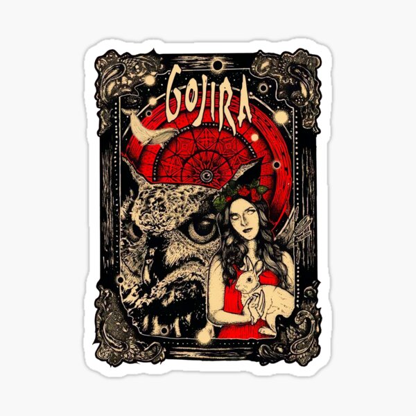 Gojira Vinyl Decal Sticker Custom Taille/couleur Meshuggah Fear Factory