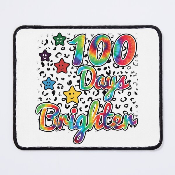 Item preview, 100 Days Brighter Teacher Student 100 Days Of School Rainbow, toddler valentines gifts designed and sold by ecomdesign.