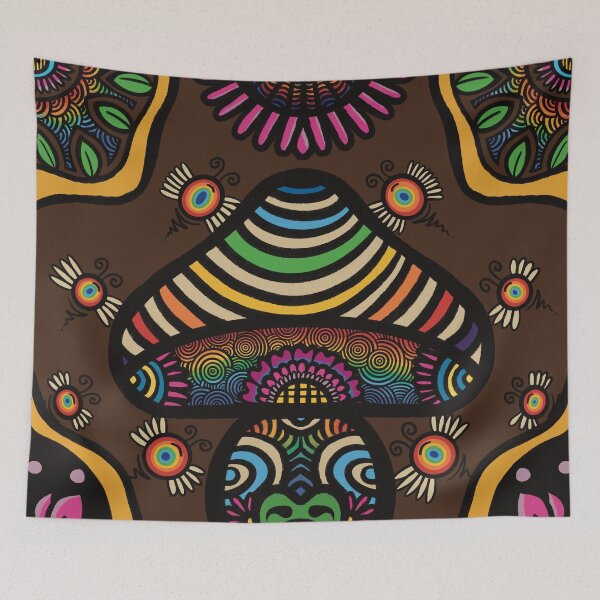 Item preview, rainbow toadstool designed and sold by Prachi Patel.