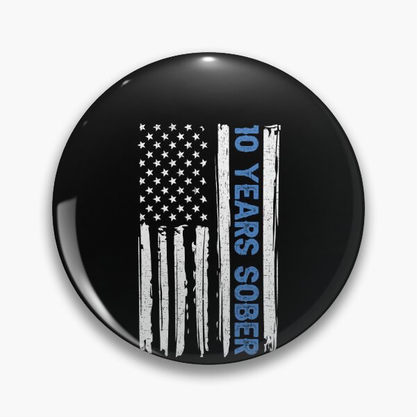Item preview, 10 Years Sober Shirt, Sobriety Shirt, Sobriety Gift, Soberversary Shirt, Clean And Sober Shirt, Sober Birthday Shirt, American Flag Sobriety designed and sold by aymob.