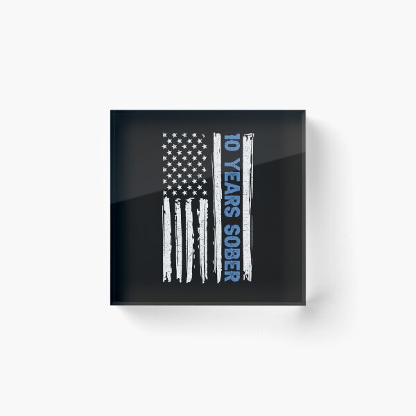 Item preview, 10 Years Sober Shirt, Sobriety Shirt, Sobriety Gift, Soberversary Shirt, Clean And Sober Shirt, Sober Birthday Shirt, American Flag Sobriety designed and sold by aymob.