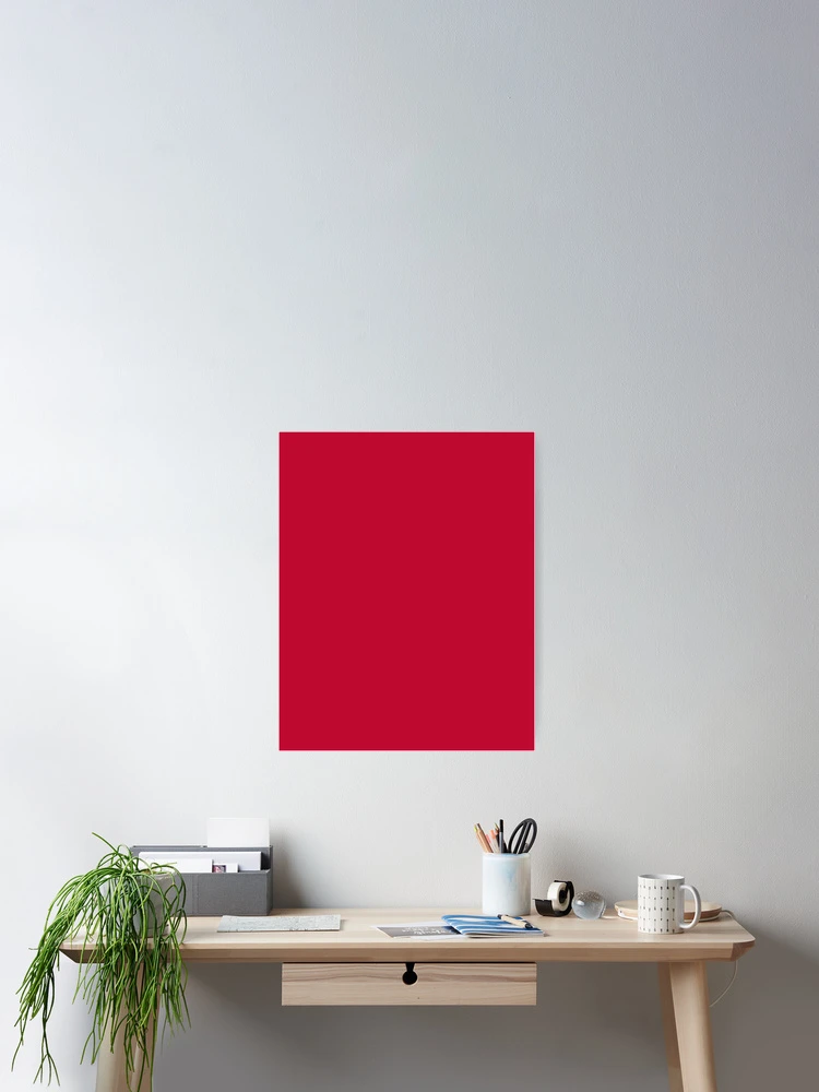 Imagen 2 de 3, Póster con la obra U.S. Flag Red Plain color , diseñada y vendida por SolidColor.