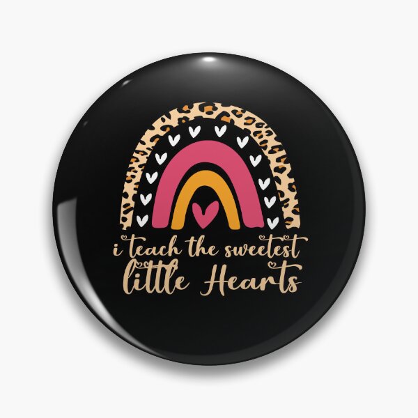 Item preview, I Teach The Sweetest little Hearts Rainbow Teacher Valentines Day Gift, Funny Valentine Teachers Quote designed and sold by holigan.