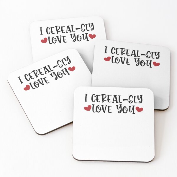 Item preview, I Cerealsly Love You Bowl Cereal Valentine's Day designed and sold by clothesy7.