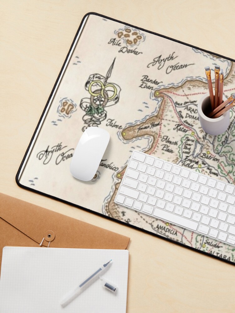 Desk Mat Extra Large, Drawing Vintage World Map Desk Mat, Large Desk Mat,  Large Mouse Pad, Mouse Mat, Extended Mouse Pad 