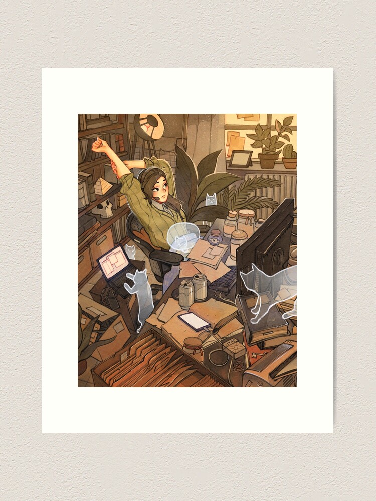 Alternate view of Afterwork Art Print