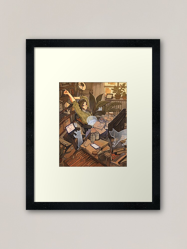 Alternate view of Afterwork Framed Art Print