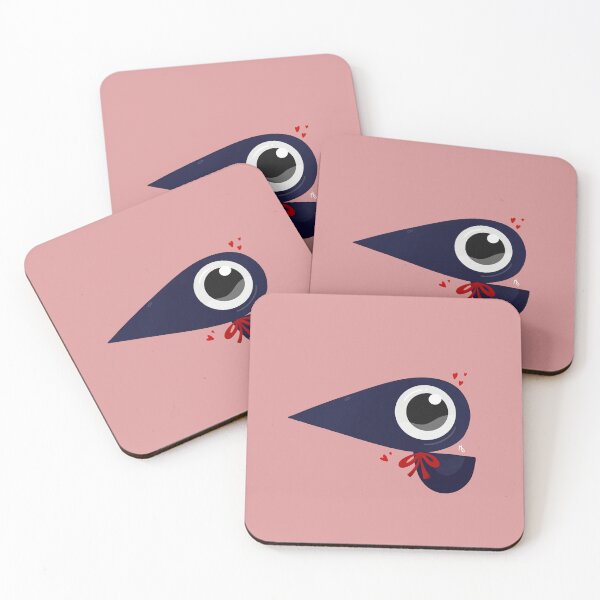 Item preview, Valentino the Heart Day Crow designed and sold by ThatPixelBandit.