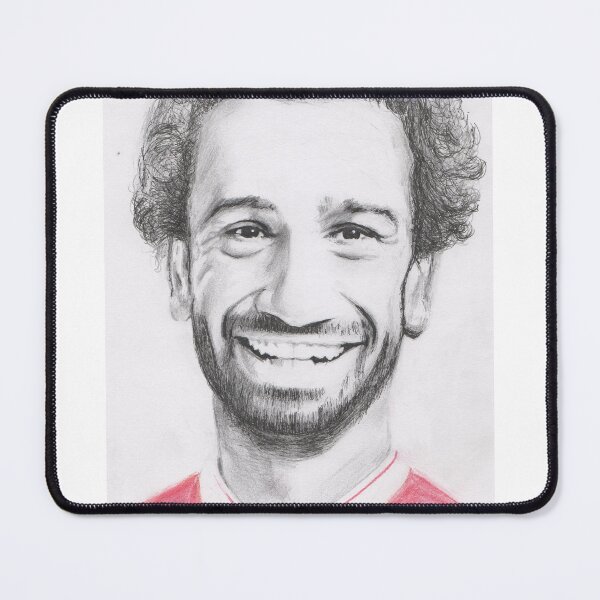 Item preview, Portrait of Mohamed Salah designed and sold by Rockberry.