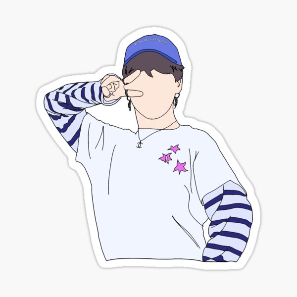 "BTS Jimin Sticker" Sticker for Sale by prodkive | Redbubble