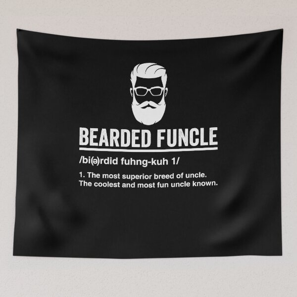 Item preview, Bearded Funcle Shirt, Bearded Funcle Definition Shirt, Uncle Cool Beard Shirt, Long Beards Mustache, Bearded Uncle Shirt, Beard Uncle Gift designed and sold by aymob.