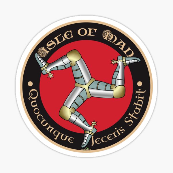 Item preview, ISLE of MAN ELLAN VANNIN TT Racing UK Sticker T-Shirt 03 designed and sold by OuterShellUK.